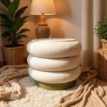 Sitzhocker/Beistelltisch ” Champagne”