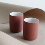 Espressotasse - 2er Set | Terrakotta