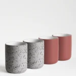 Terrakotta/Speckled Cup - 4er Set
